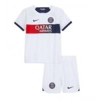 Paris Saint-Germain Fotballklær Bortedraktsett Barn 2023-24 Kortermet (+ korte bukser)